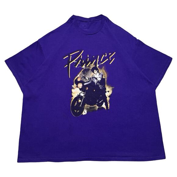 Y2K Prince Purple Rain Graphic T Shirt Men's 3XL Oversized Fit Music Tour - Picture 1 of 7